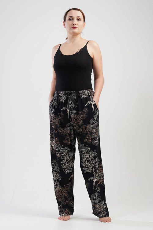Woman XXL Black Pyjama Separate