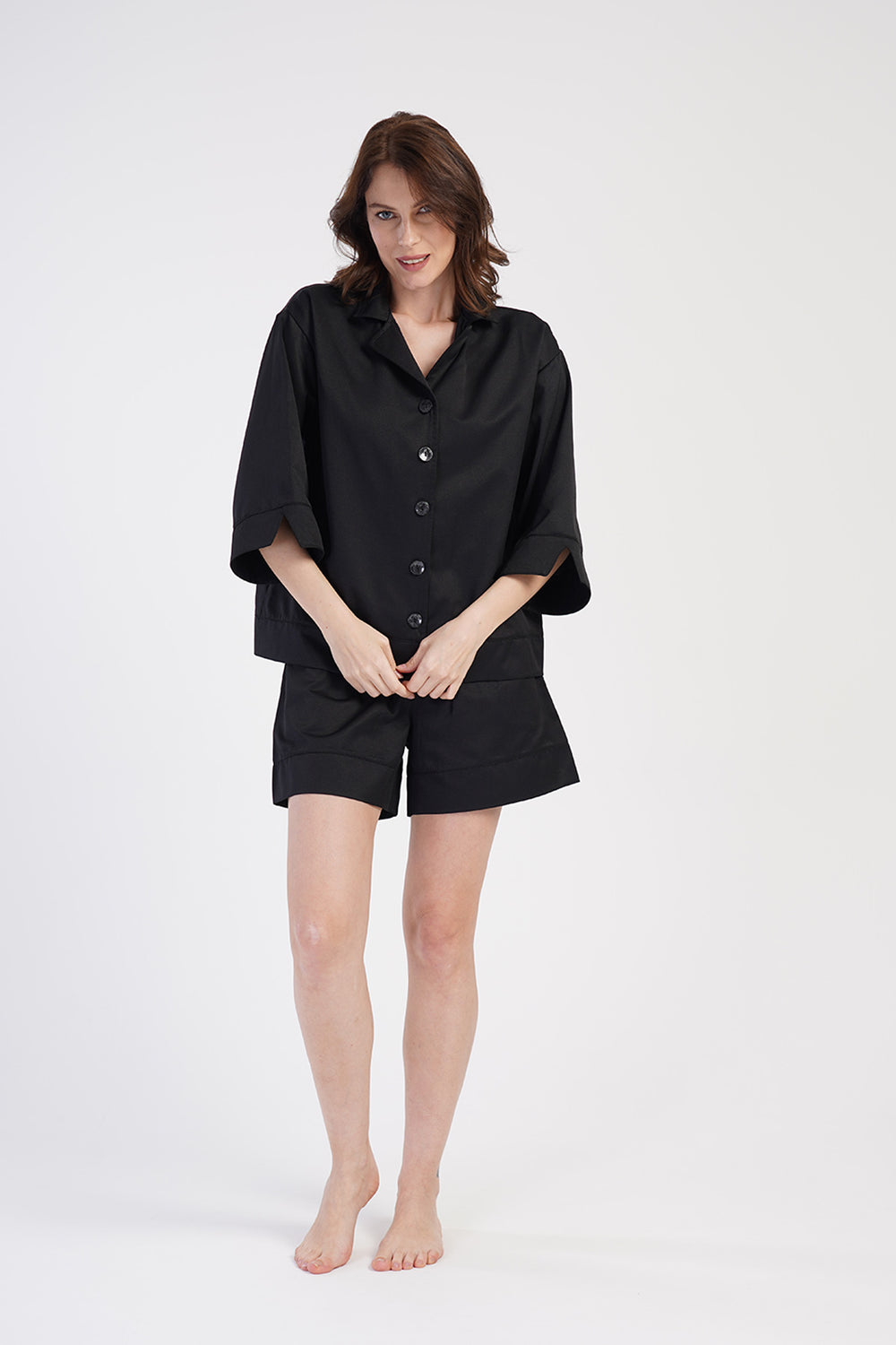 Woman Oxford Short Set