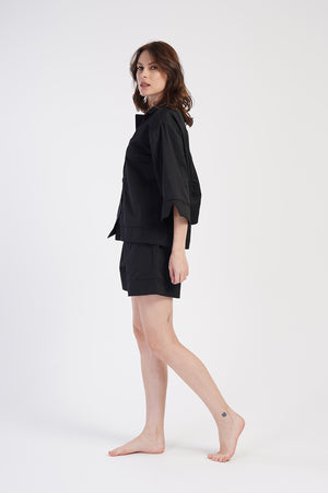 Woman Oxford Short Set