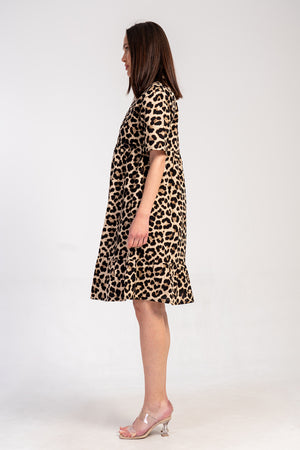 Woman Cyprus Leopard Dress