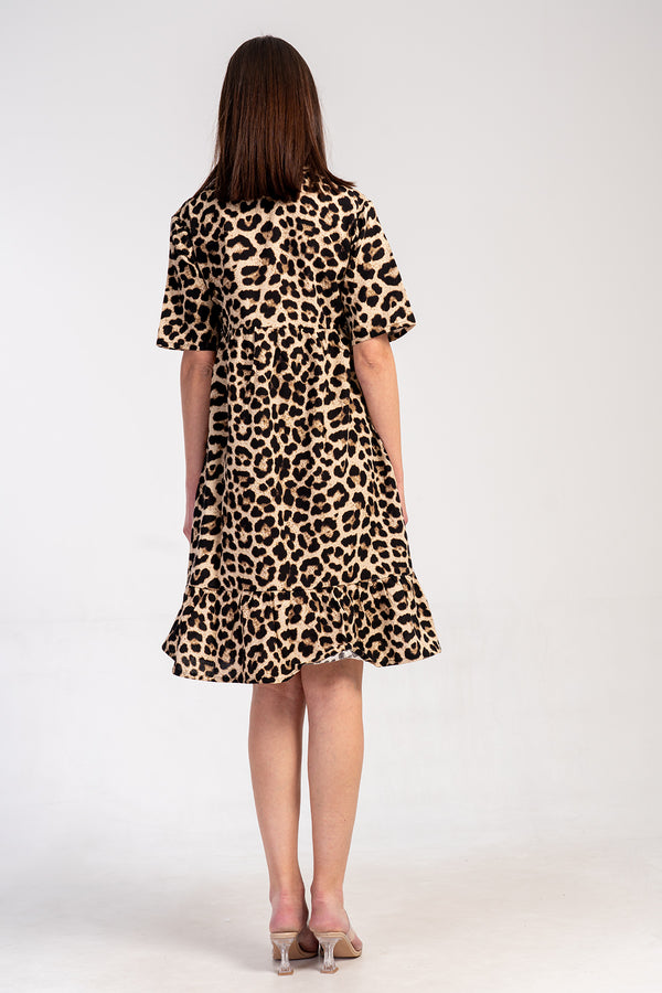 Woman Cyprus Leopard Dress