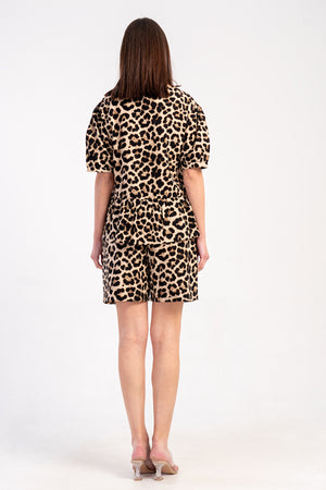 Woman Cyprus Leopard Short Set