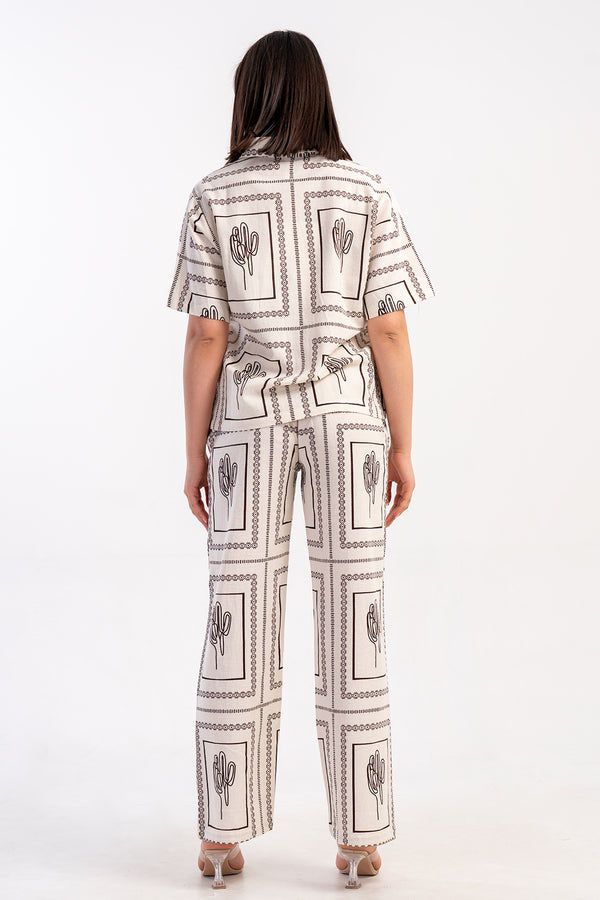 Woman Cyprus Cultural Pant Pyjama Set