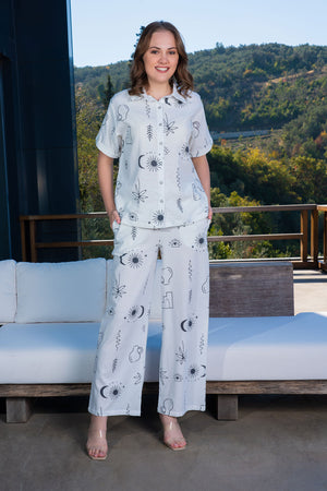 Woman Cyprus More Pant Pyjama Set