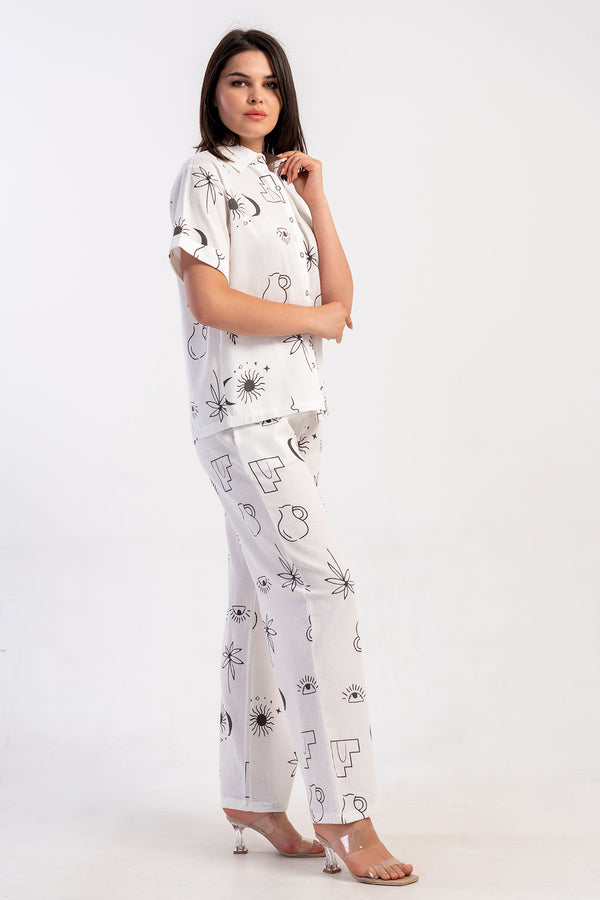 Woman Cyprus More Pant Pyjama Set