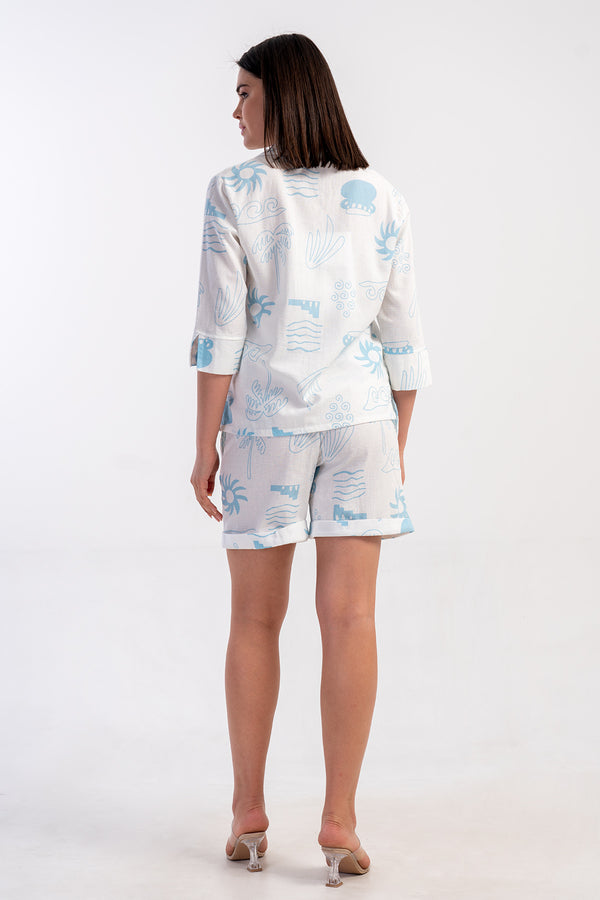 Woman Cyprus Marine Short Set