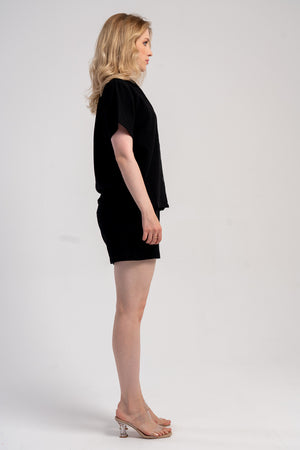 Woman Cyprus Black Short Set