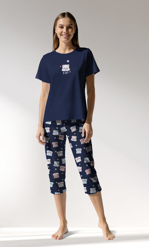 Woman Supreme MidnightBear Capri Set