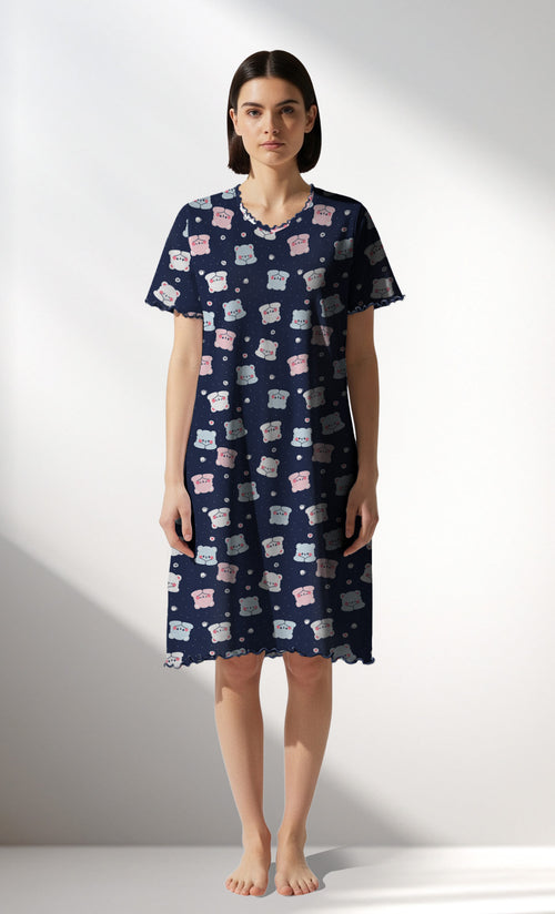 Woman Supreme MidnightBear Short Sleeve Tunic