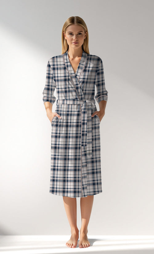 Woman Supreme Plaidwing Dressing Gown
