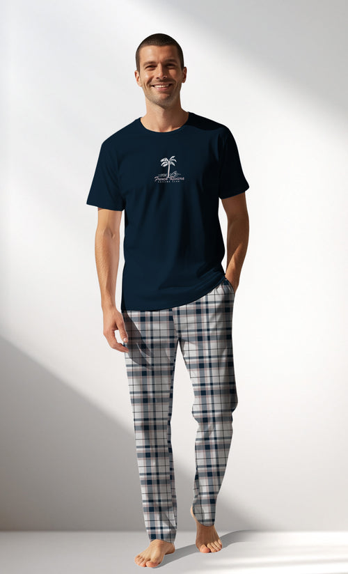 Man Supreme Plaidharbor Pyjama Set