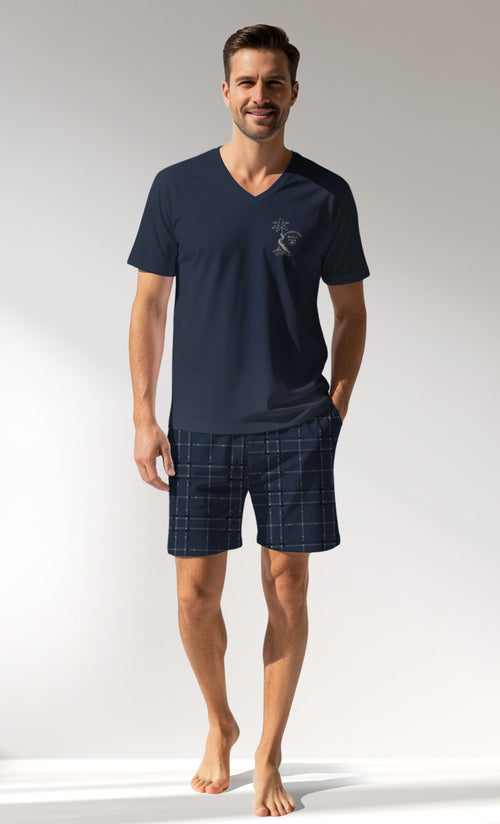Man Supreme BeachClub V Neck Short Set