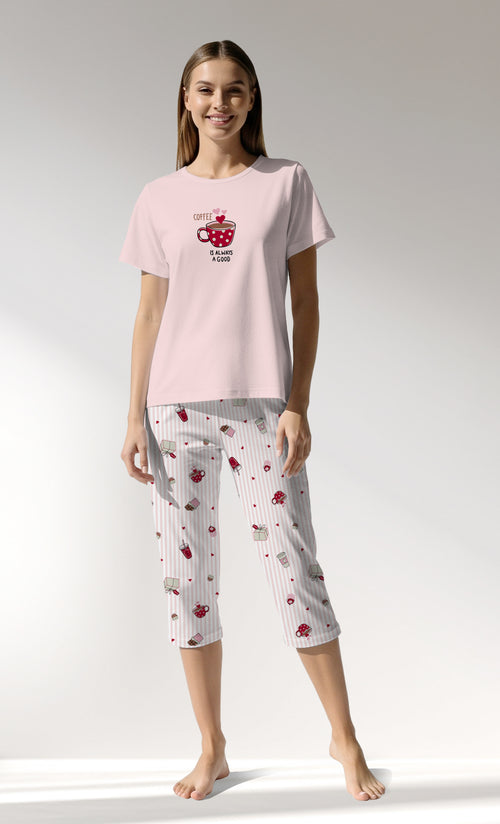 Woman Supreme CoffeTime Capri Set