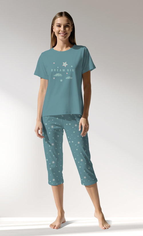 Woman Supreme ForestStars Capri Set