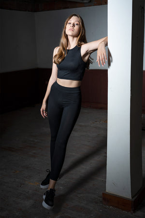 Woman Two Yarn Polyviscon Tight Sweat Set