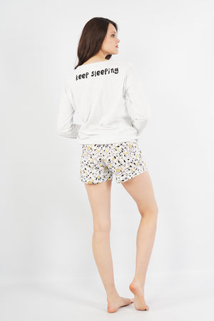 KADIN SUPREM UZUN KOL SORT TAKIM 103044 - Vienetta1.GrupGRAY MELANGE