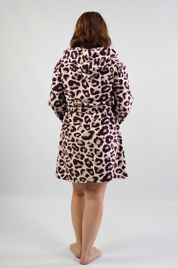 KADIN POLAR XXL KAPSONLU UZUN KOL KISA SABAHLIK 103150 - Vienetta1.GrupKAHVE