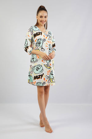 KADIN SUPREM 3/4KOL TUNIK 105321 - Vienetta1.GrupSU YESILI