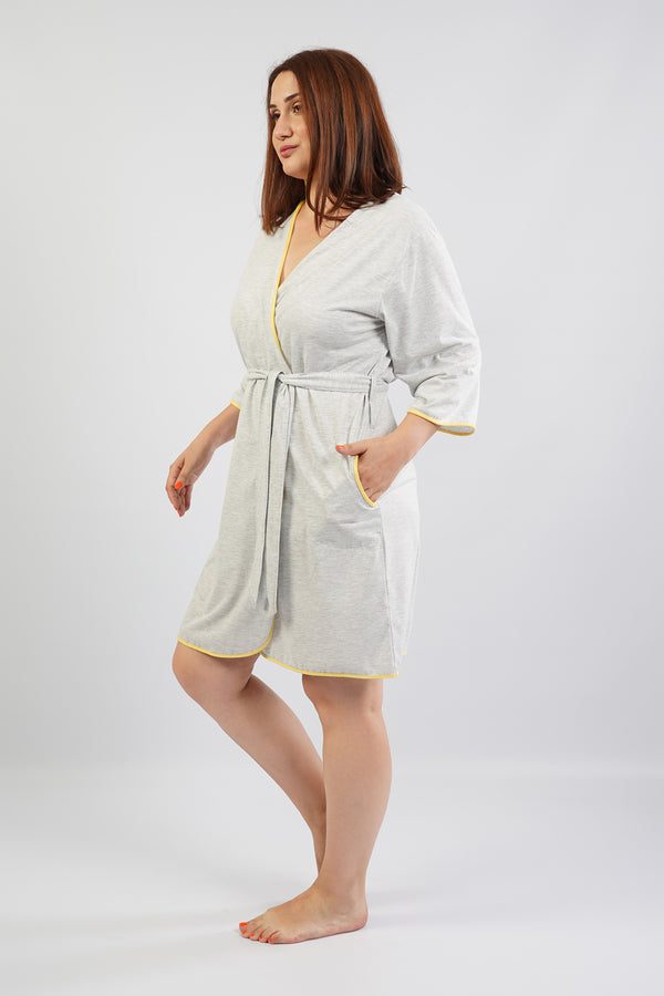 Woman Supreme Big Size Classic Dressing Gown