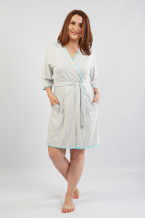 KADIN SUPREM XXL BATTAL 3/4KOL SABAHLIK 106120 - Vienetta1.GrupPARLAK MINT