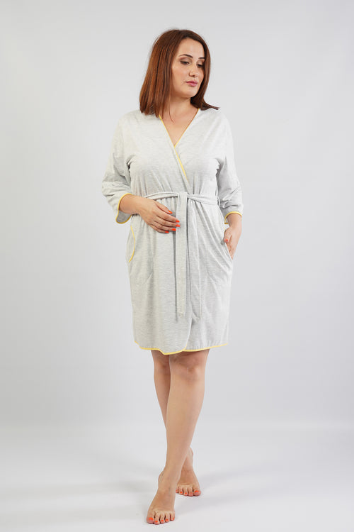 Woman Big Size Classic Dressing Gown