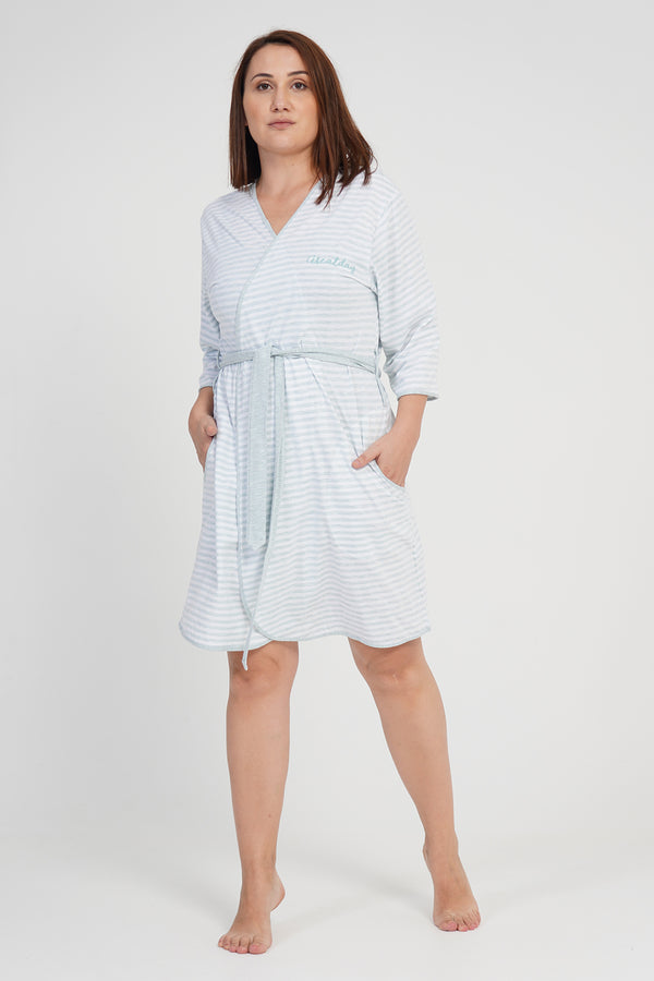Woman Big Size Light Dressing Gown