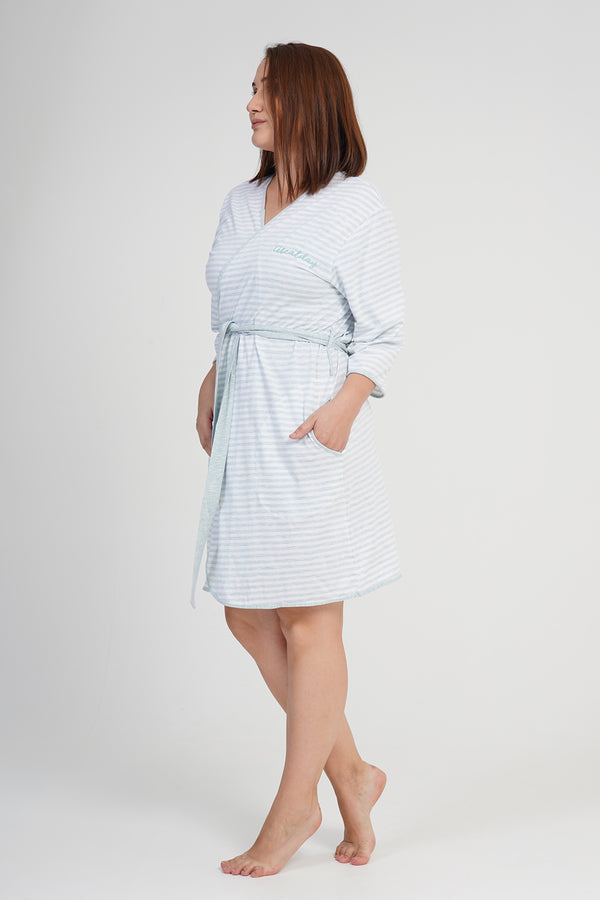 Woman Big Size Light Dressing Gown