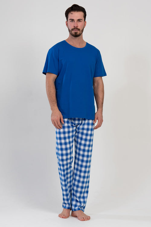 ERKEK SUPREM KISA KOL PIJAMA TAKIM 109013 - Vienetta1.GrupSAX