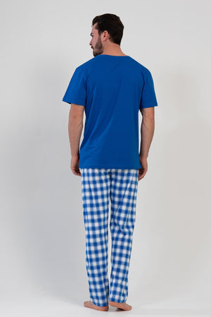 ERKEK SUPREM KISA KOL PIJAMA TAKIM 109013 - Vienetta1.GrupSAX