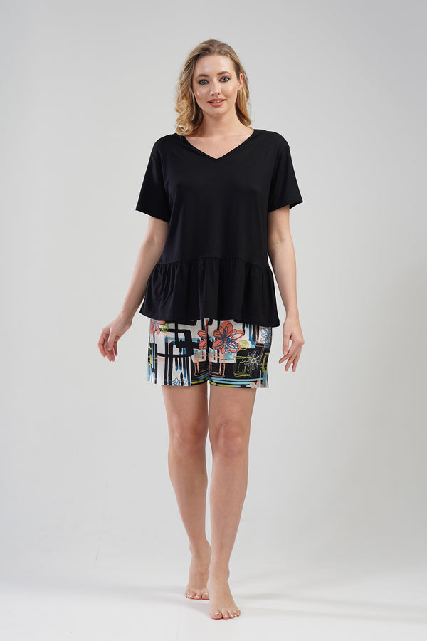 Woman Mozaik Short Set