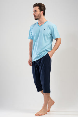 ERKEK KISA KOL KAPRI TAKIM 111197 - Vienetta1.GrupY.LACIVERT