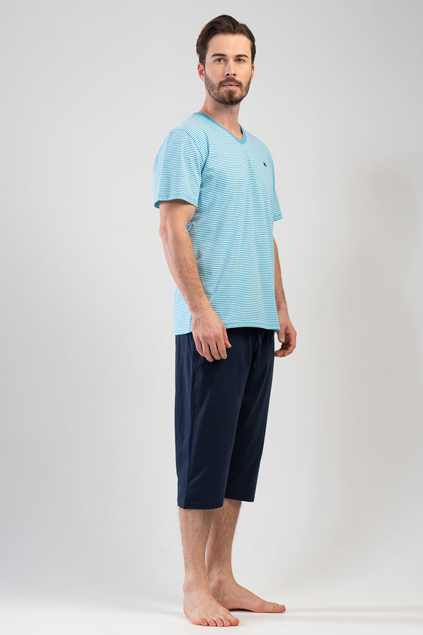 ERKEK KISA KOL KAPRI TAKIM 111197 - Vienetta1.GrupY.LACIVERT