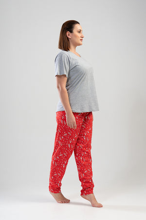 Woman Big Size Blam Pyjama Set