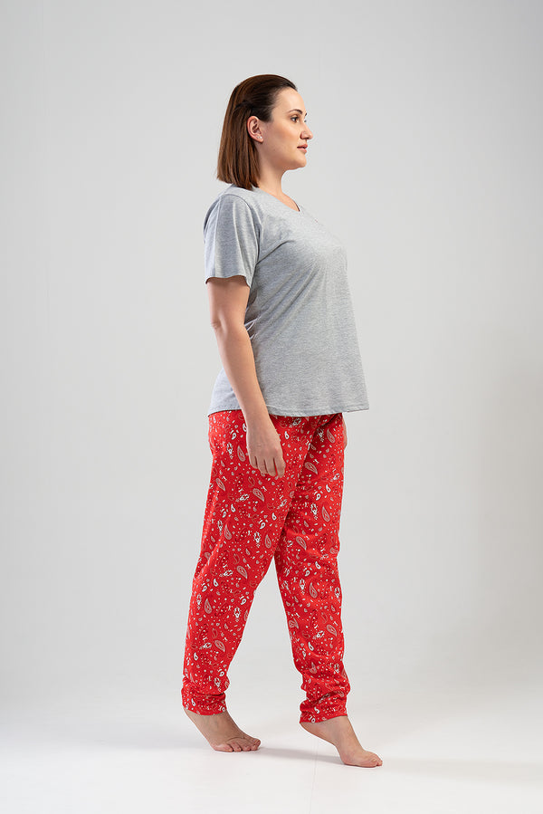 Woman Big Size Blam Pyjama Set
