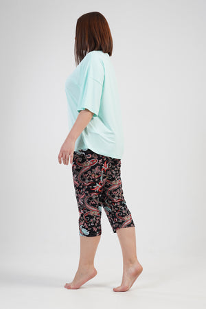 KADIN VISCON XXL KISA KOL KAPRI TAKIM 111488 - Vienetta1.GrupMINT