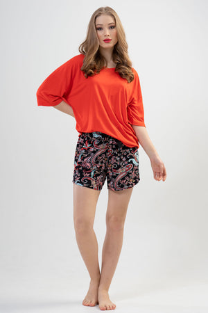 KADIN VISCON KISA KOL SORT TAKIM 111490 - Vienetta1.GrupMINT