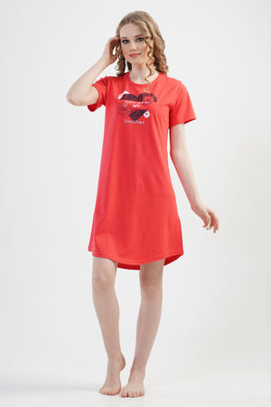 KADIN KISA KOL TUNIK 112100 - Vienetta1.GrupAÇIK NARCICEK