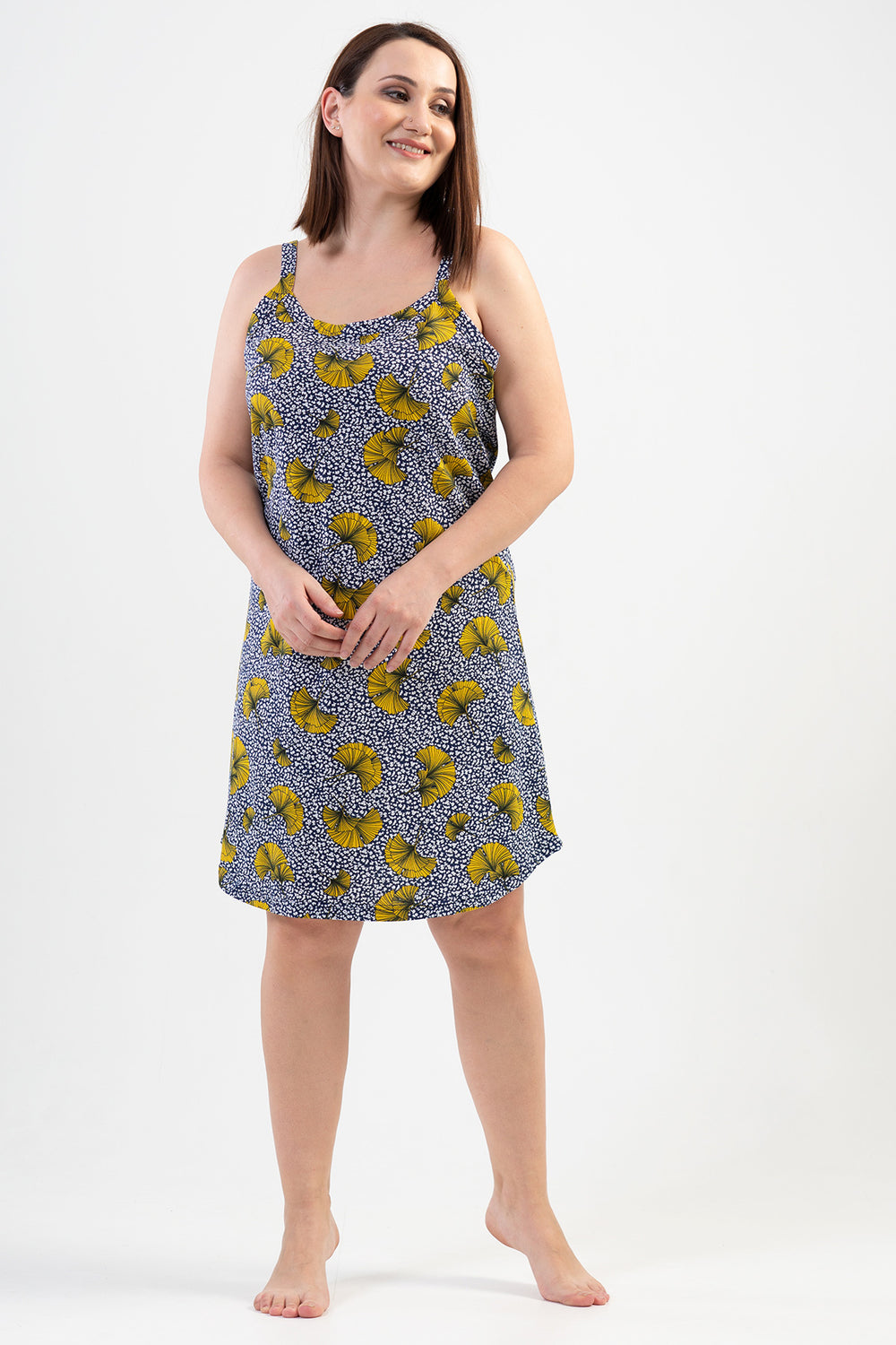 KADIN XXL IP ASKILI TUNIK 112127 - Vienetta1.GrupY.LACIVERT