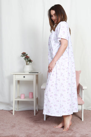 Woman Supreme Big Size Grandma Basic Nightgown