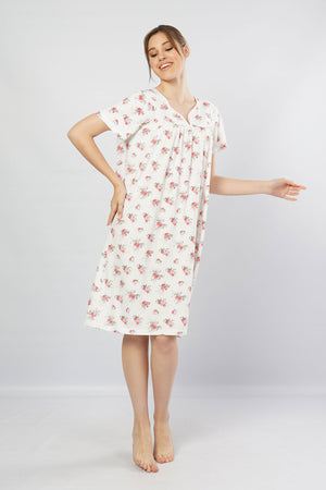 Woman Grandma Model Nightgown