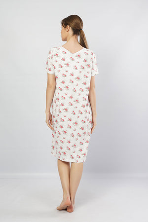 Woman Grandma Model Nightgown