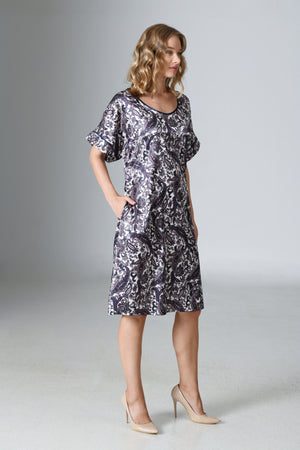 Woman Satin Exclusive Cosmos Dress