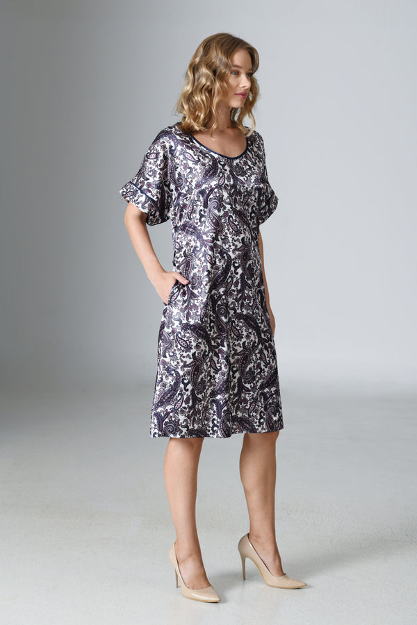 Woman Satin Exclusive Cosmos Dress