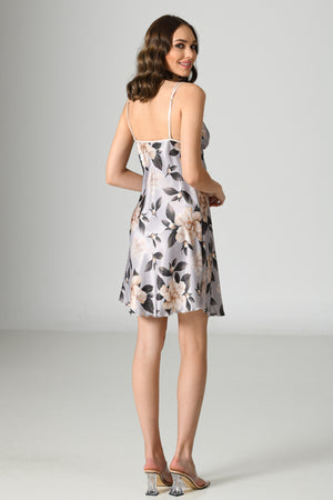 Woman Satin Espresso Tunic