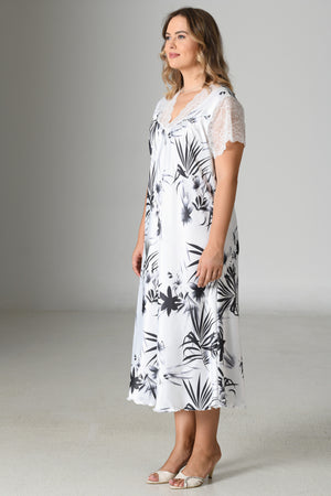 Woman Satin Pimenta Big Size Long Tunic