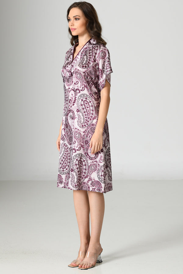 Woman Satin Aster Tunic