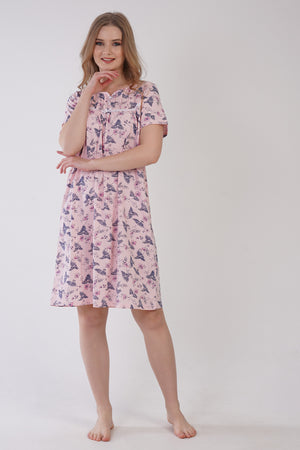 KADIN KISA KOL GEÇELİK SATEEN 161376 - Vienetta1.GrupCRYSTAL ROSE