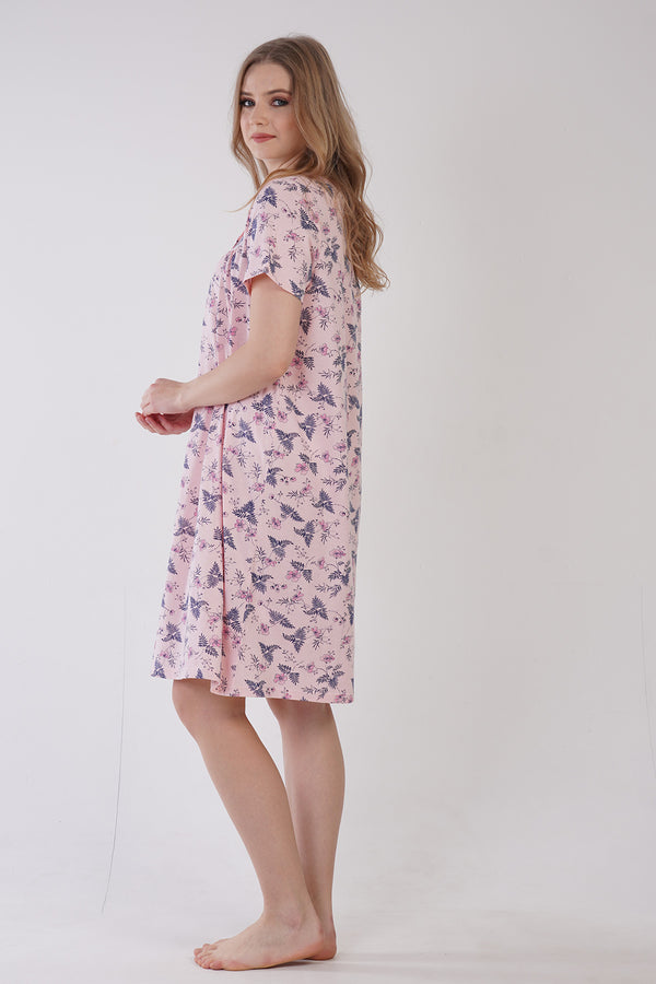 KADIN KISA KOL GEÇELİK SATEEN 161376 - Vienetta1.GrupCRYSTAL ROSE