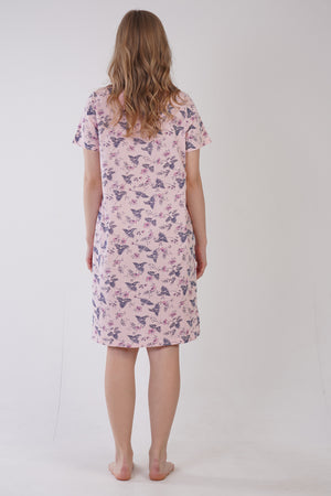 KADIN KISA KOL GEÇELİK SATEEN 161376 - Vienetta1.GrupCRYSTAL ROSE