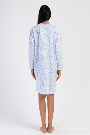 Woman Mesta Cotton Grandma Nightgown
